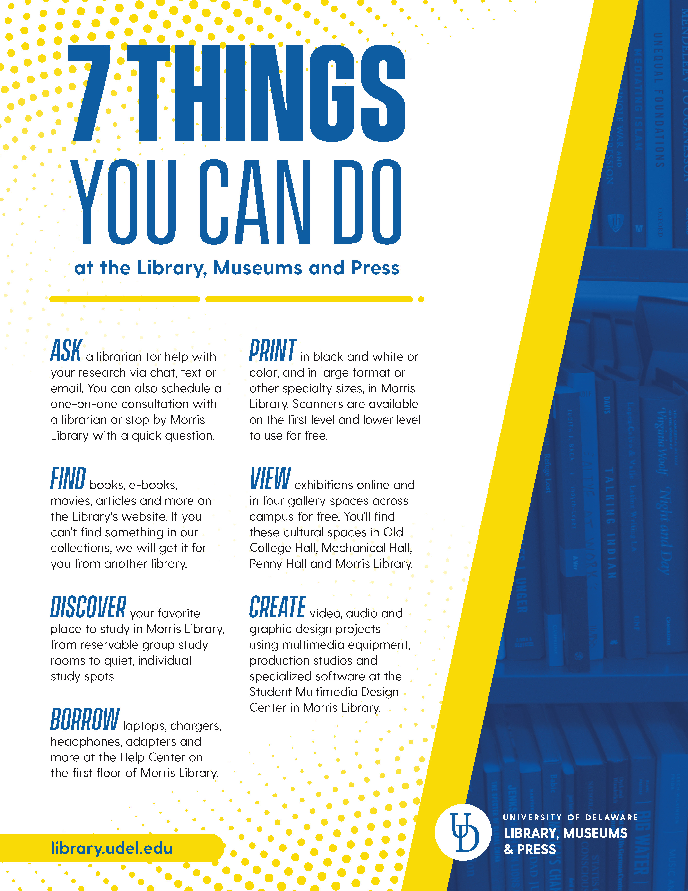 7 Things student flyer