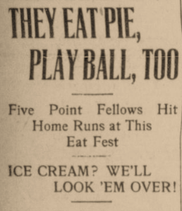 Pie and Baseball