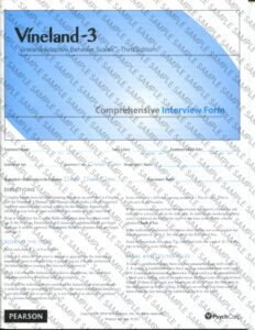 Scan of Vineland Adaptive Behavior Scales Third Edition Comprehensive Interview Form