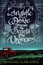 Book cover for "Aristotle and Dante Discover the Secrets of the Universe"