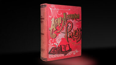 The book The Afro-American Press and Its Editors standing upright