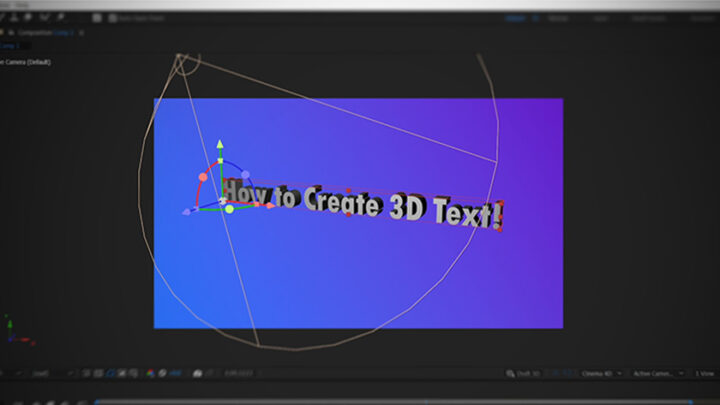 Creating 3D Text in Adobe After Effects – News