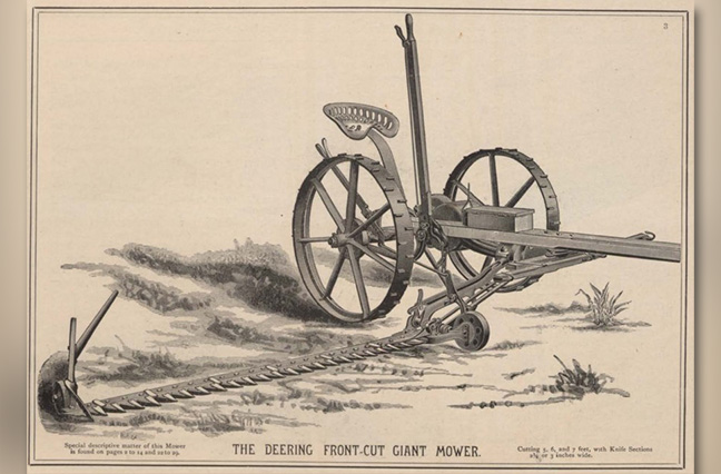 The front-cut giant mower.