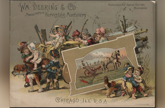 Early harvesting technology meets horsepower—literally.
