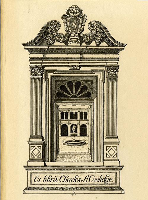 Ex Libris Charles A Coolidge