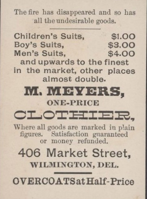 Textual advertisement and business information.
