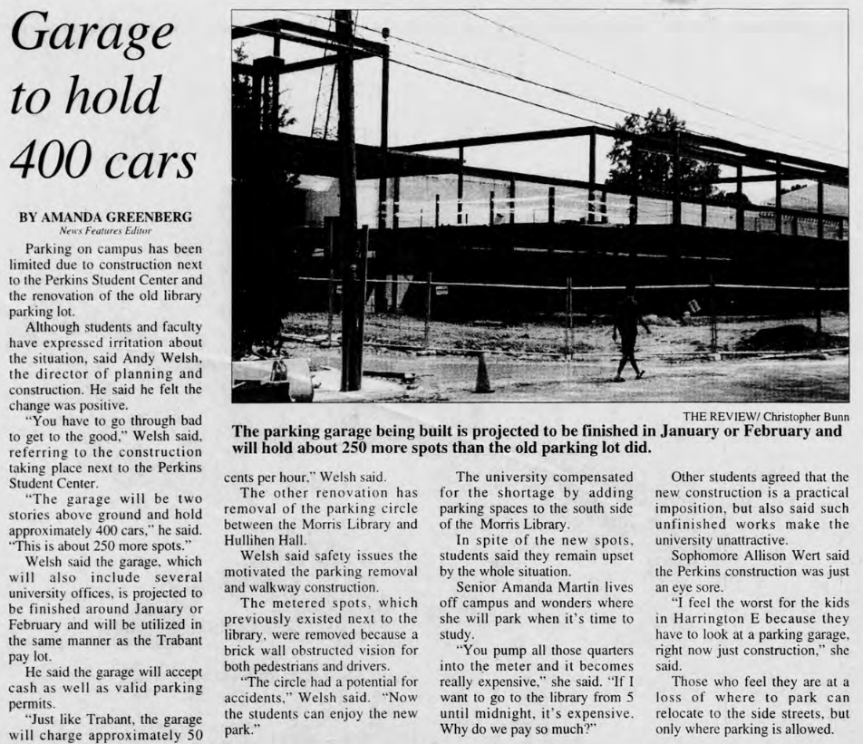 The Review, September 1, 2000, Page A6.