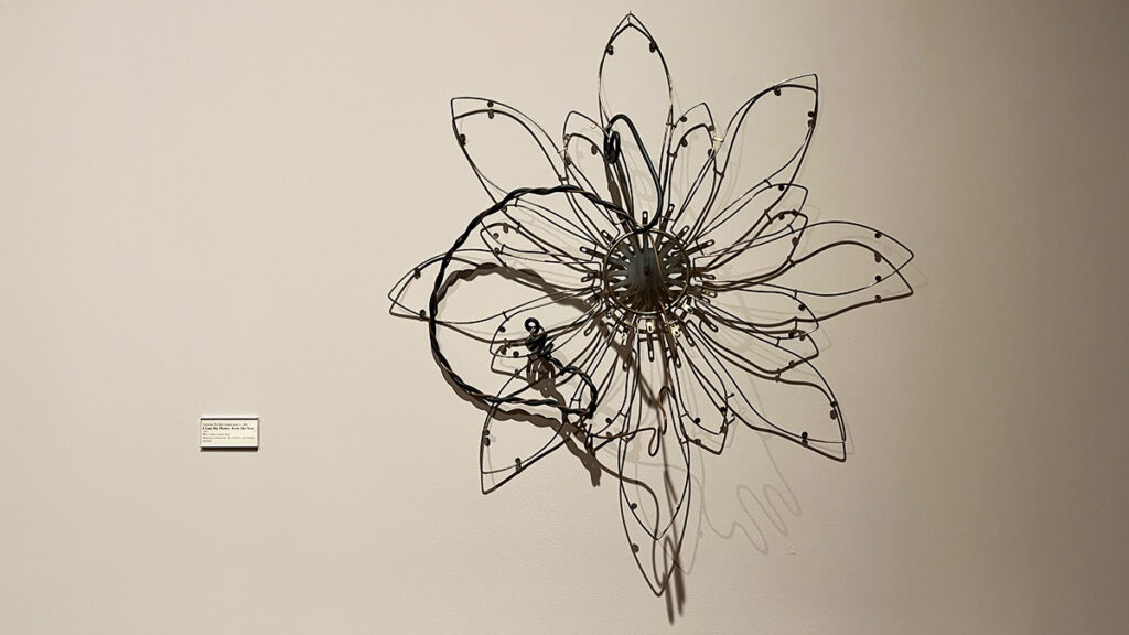 Lonnie Holley (United States, b. 1950), I Got My Power from the Sun, 1993, wire, rubber, and found object, Museum Collections, Gift of Robert and Joanne Mitchell.