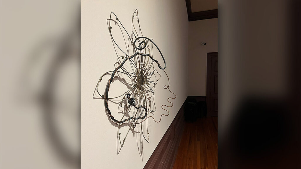 Lonnie Holley (United States, b. 1950), I Got My Power from the Sun, 1993, wire, rubber, and found object, Museum Collections, Gift of Robert and Joanne Mitchell. (Side view.)