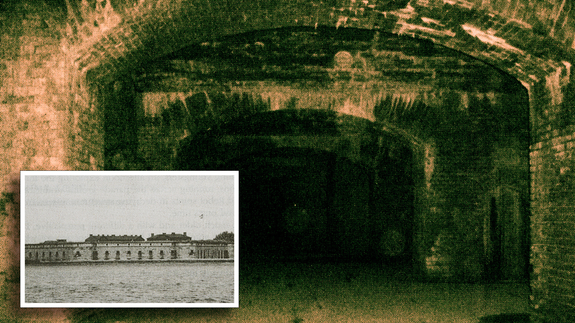 Photos from the book Civil War Ghosts at Fort Delaware