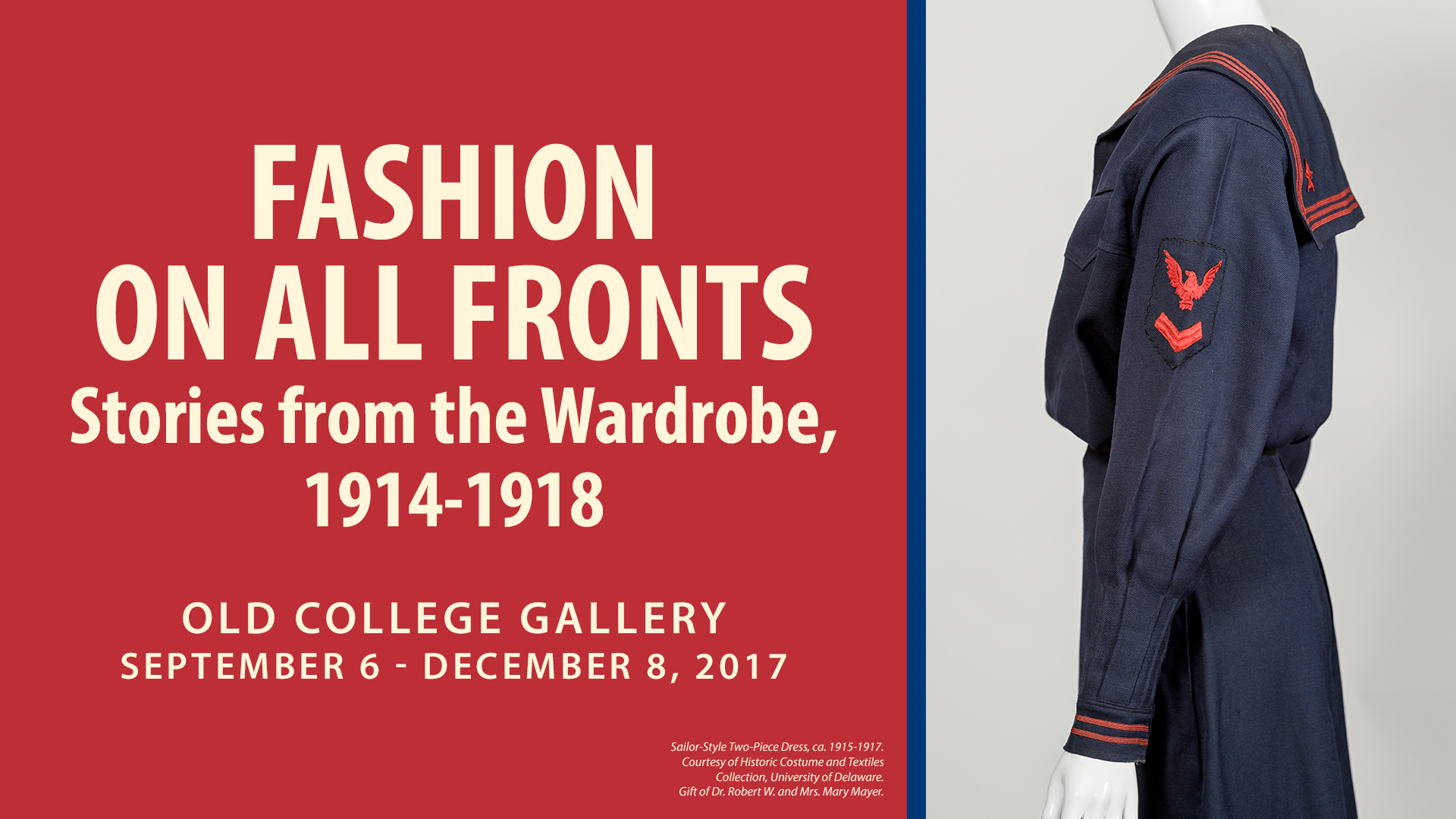 Fashion on All Fronts: Stories from the Wardrobe, 1914-1918 Fashion on All Fronts: Stories from the Wardrobe, 1914-1918