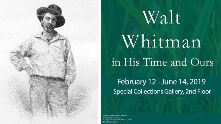 Walt Whitman: In His Time and Ours Walt Whitman: In His Time and Ours