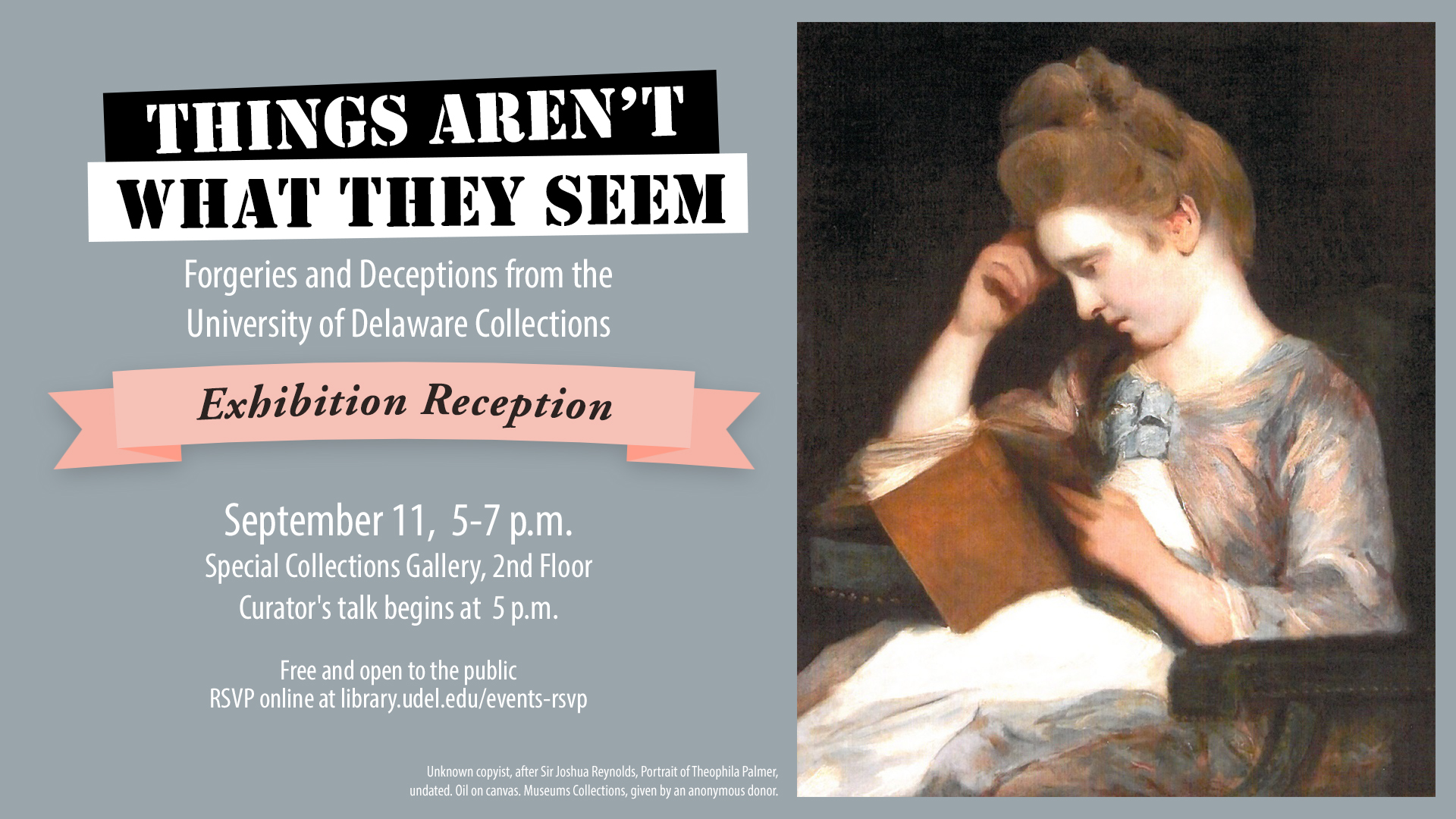 Reception for Things Aren't What They Seem: Forgeries and Deceptions from the UD Collections