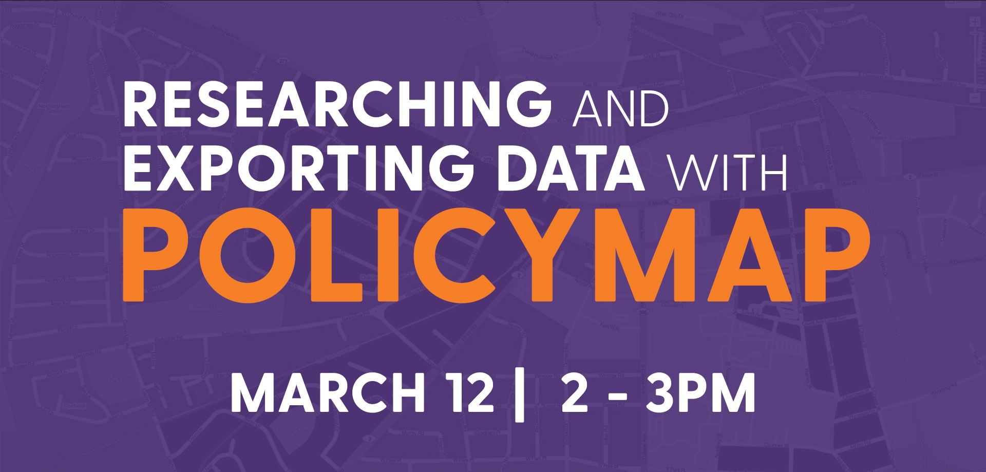 Researching and Exporting Data with PolicyMap