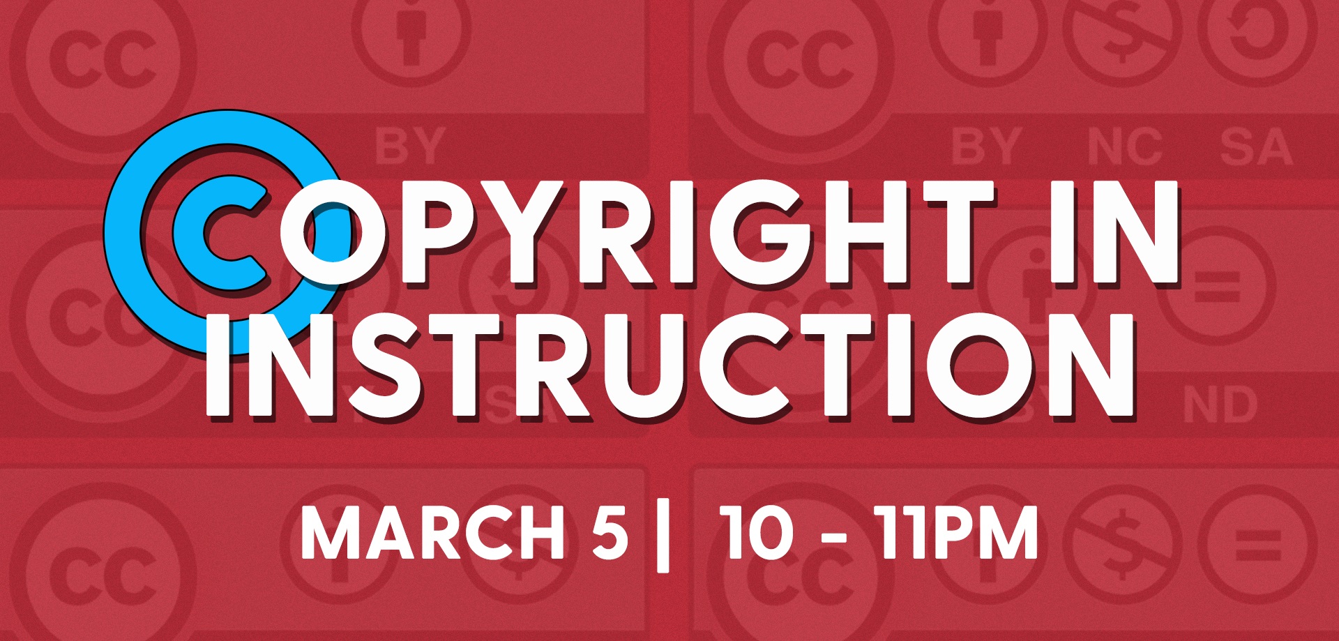 Copyright in Instruction workshop promotional image