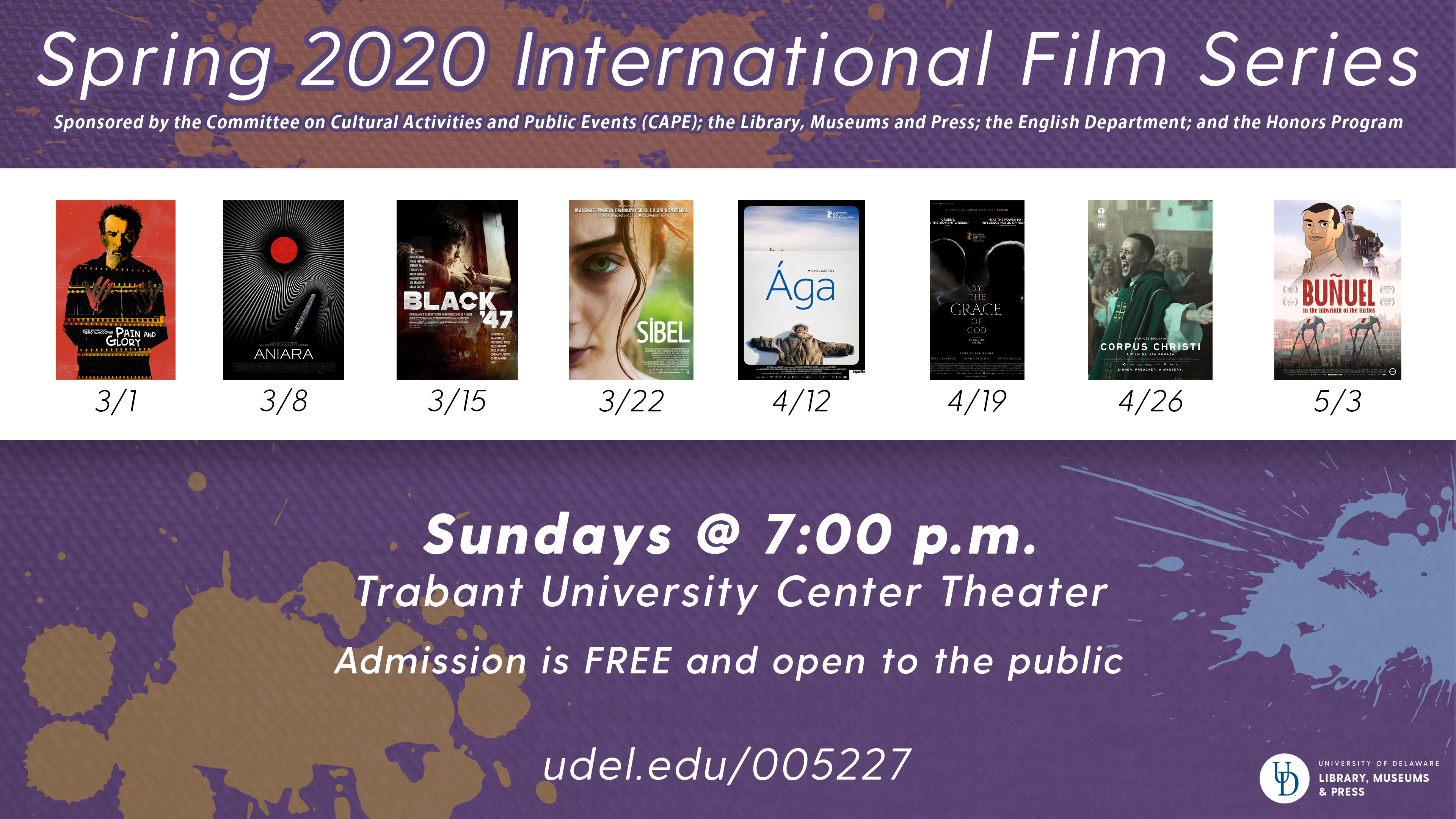 CANCELLED - Spring International Film Series: Aga