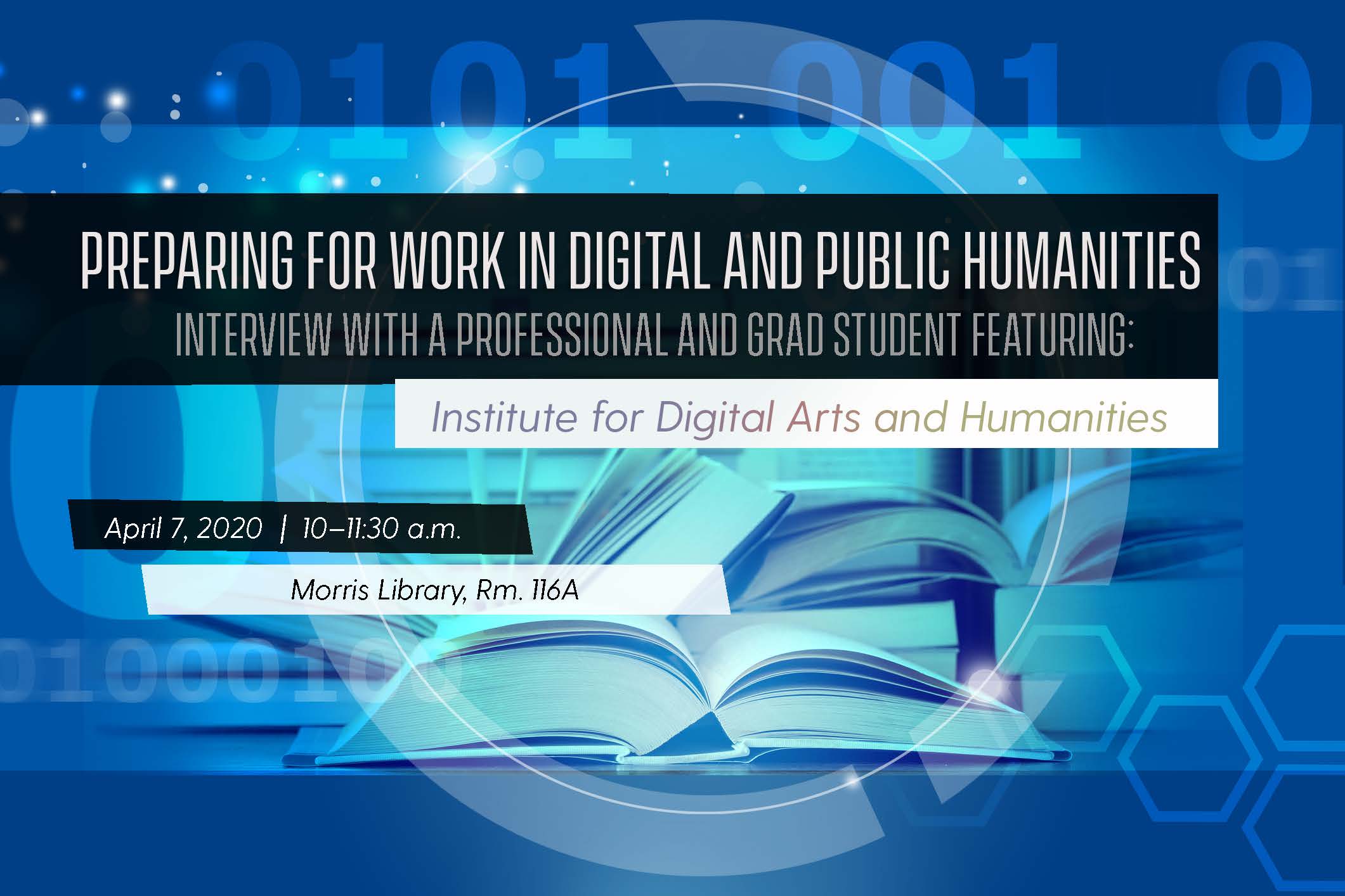 CANCELLED - Preparing for Work in Digital Public Humanities