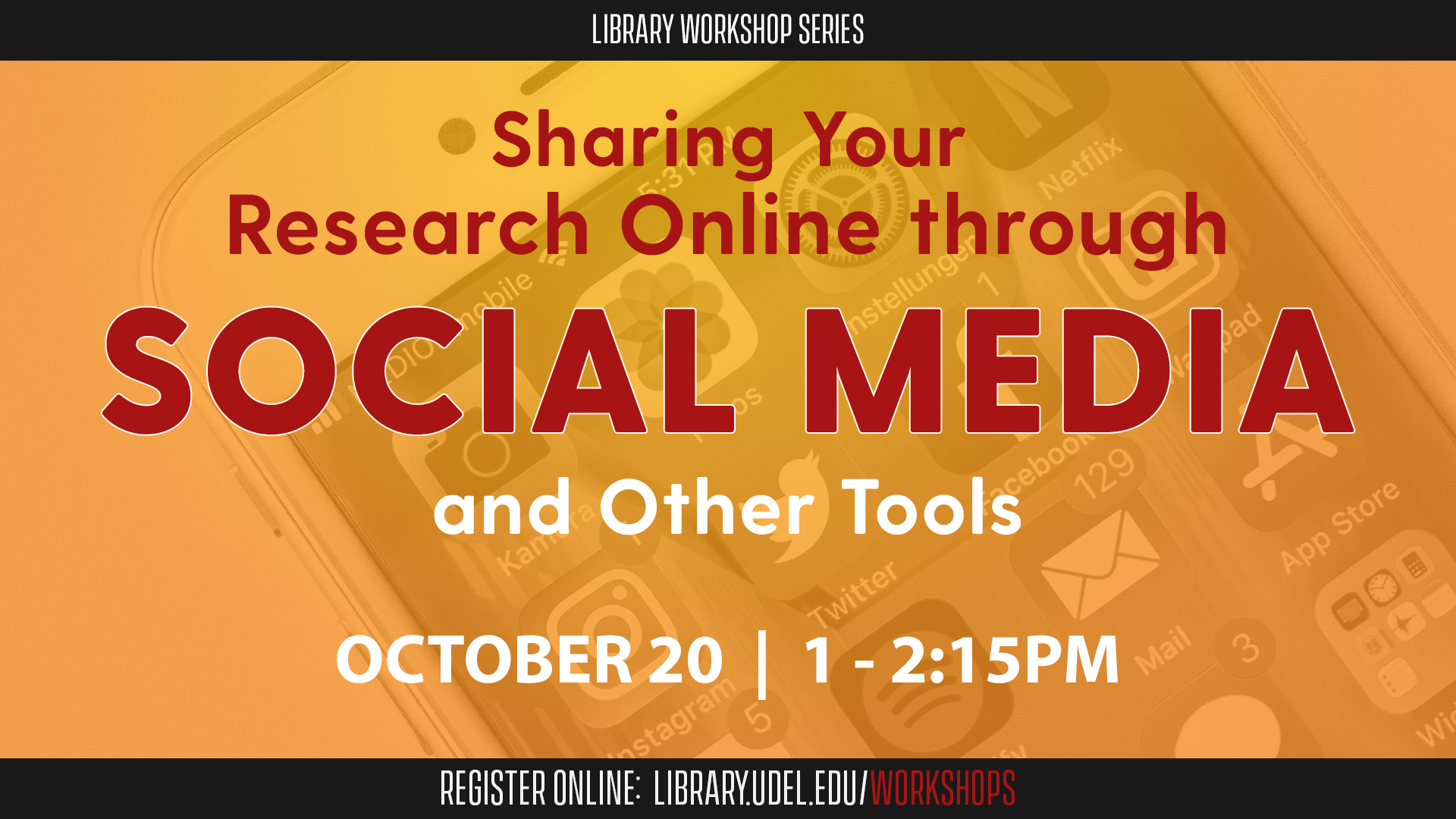 Sharing Your Research Online through Social Media and Other Tools