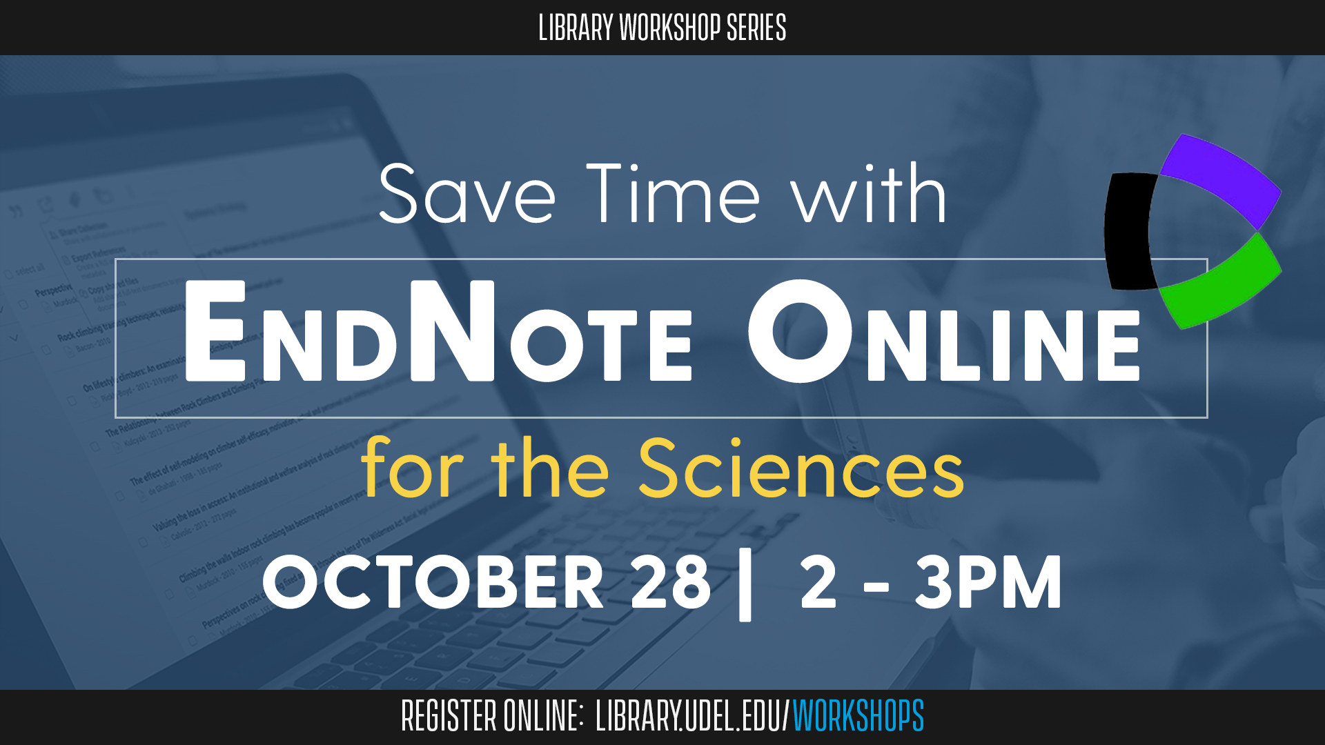 Save Time with EndNote Online for the Sciences