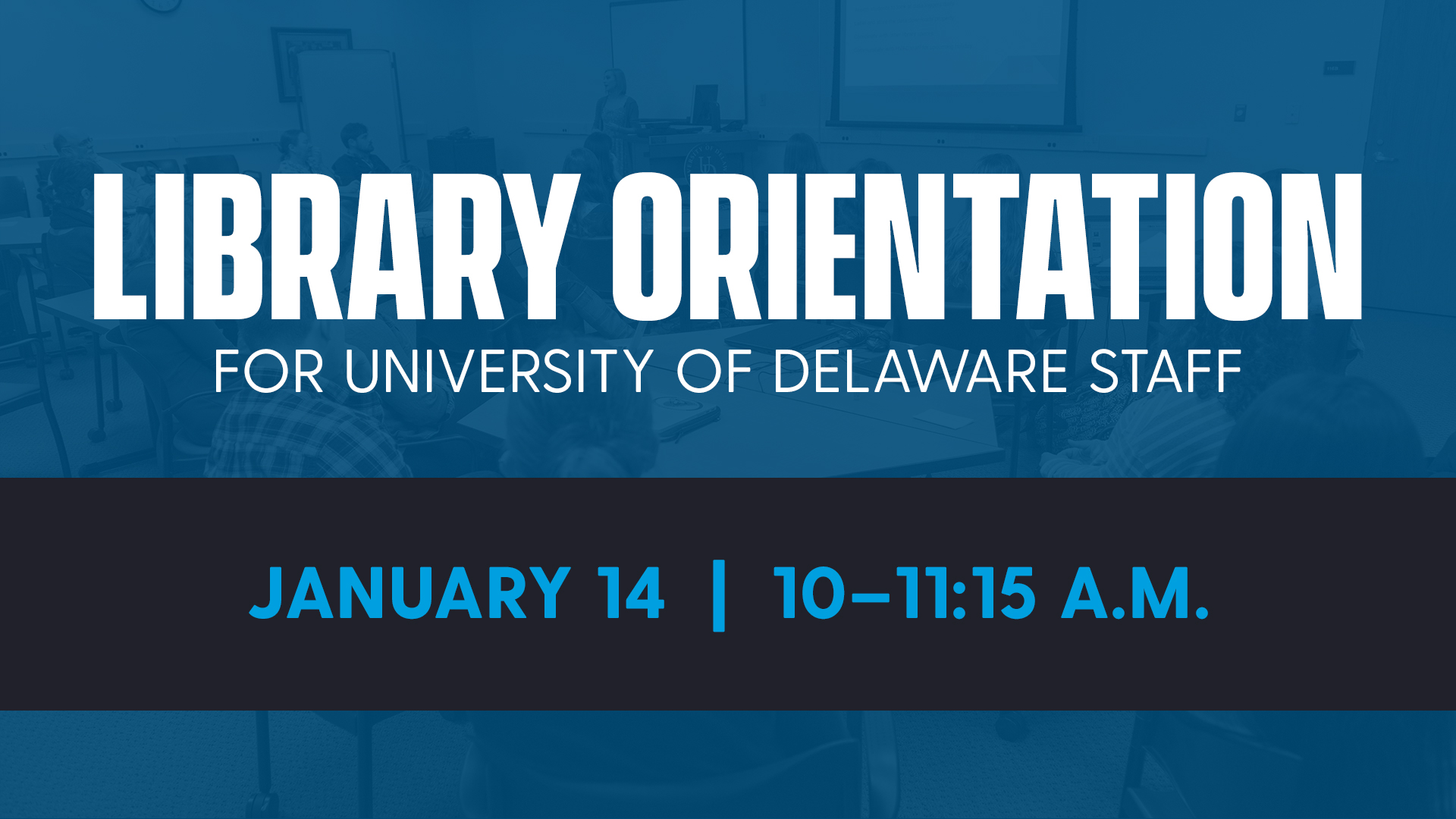 Library Orientation for UD Staff