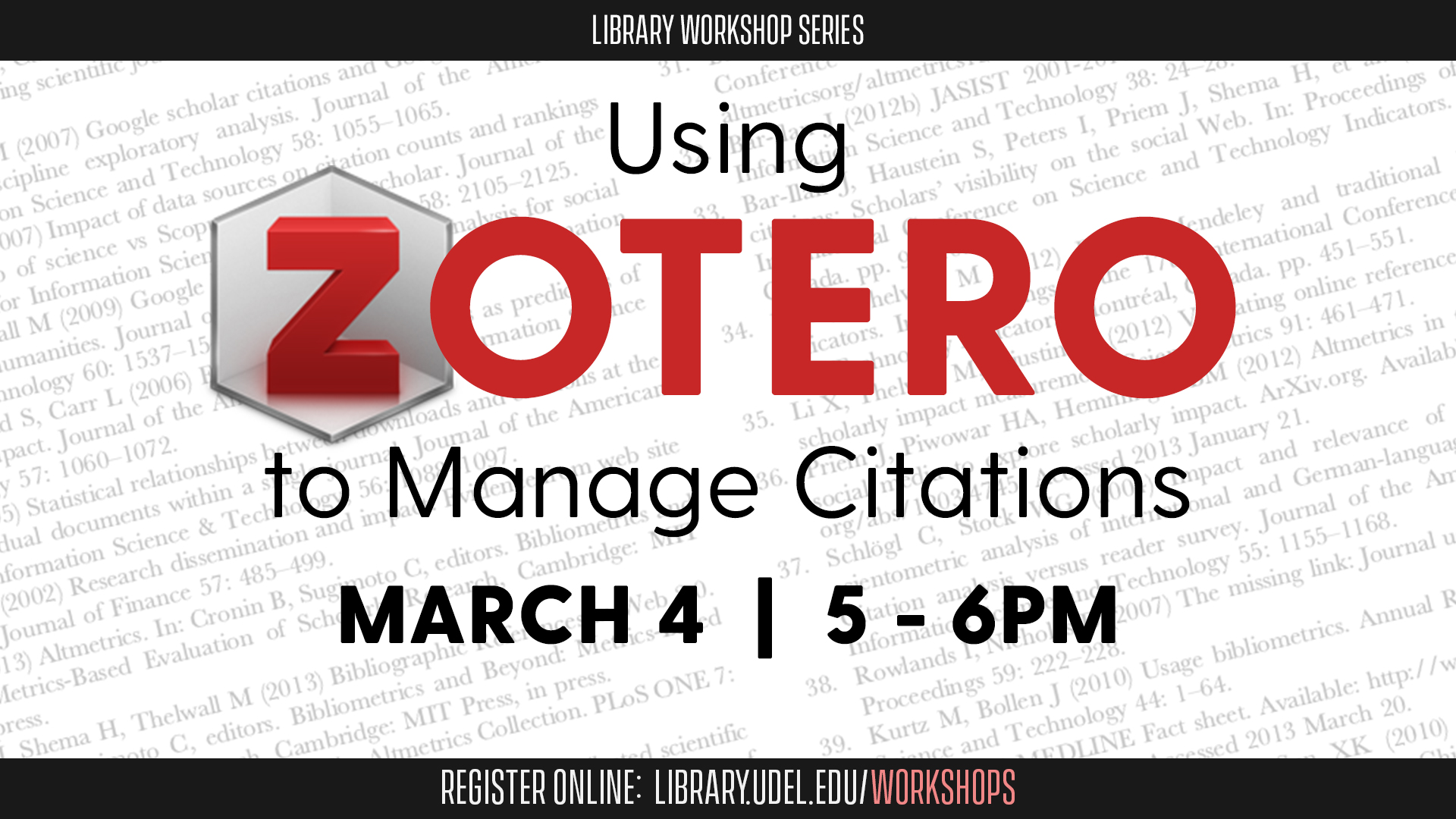 Using Zotero to Manage Citations