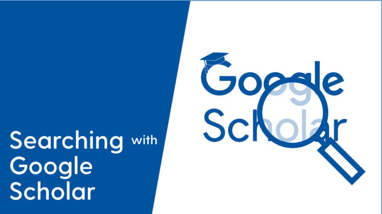 Searching with Google Scholar