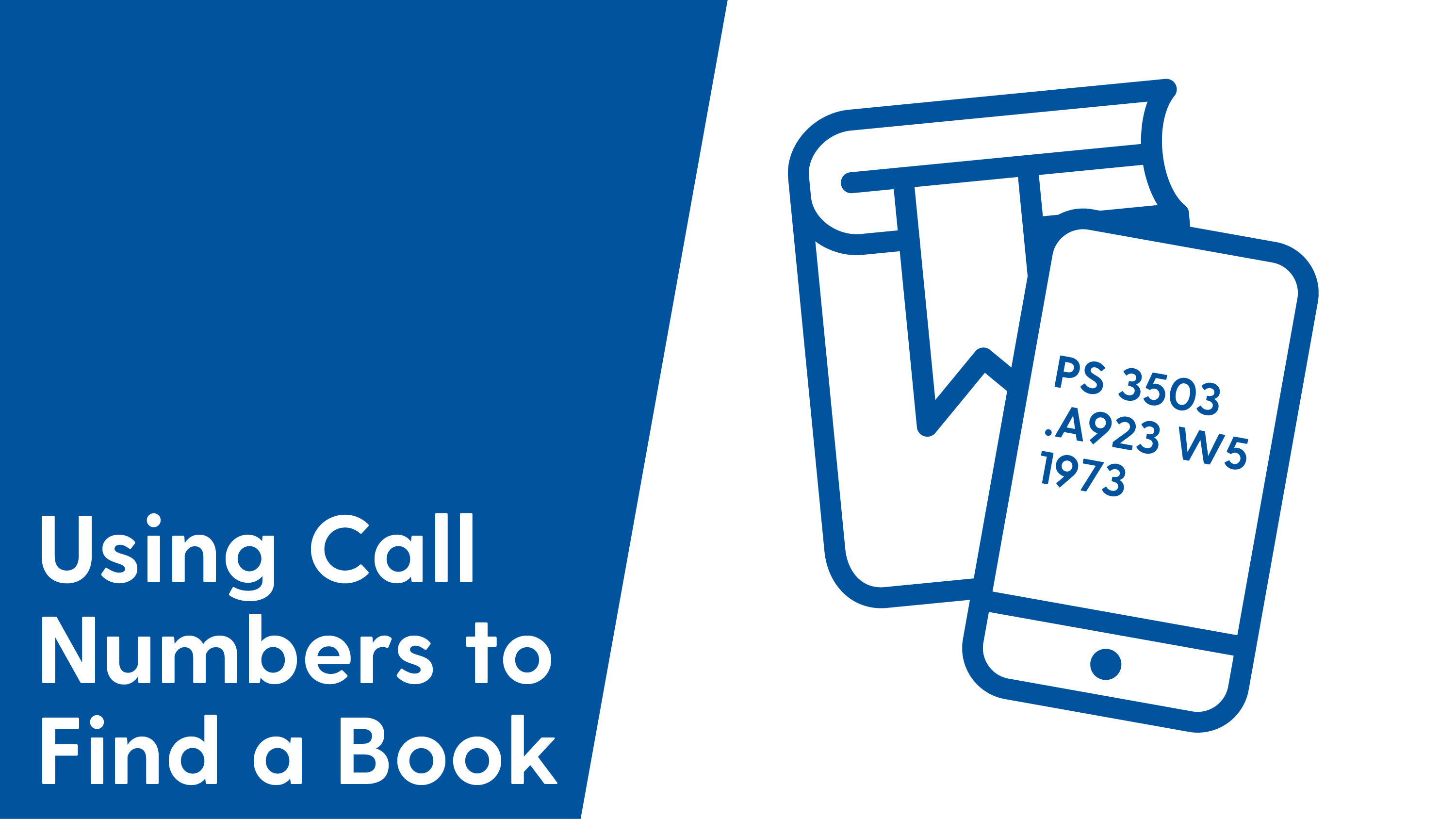Using Call Numbers to Find a Book