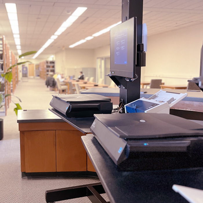 Student Printing at Morris Library