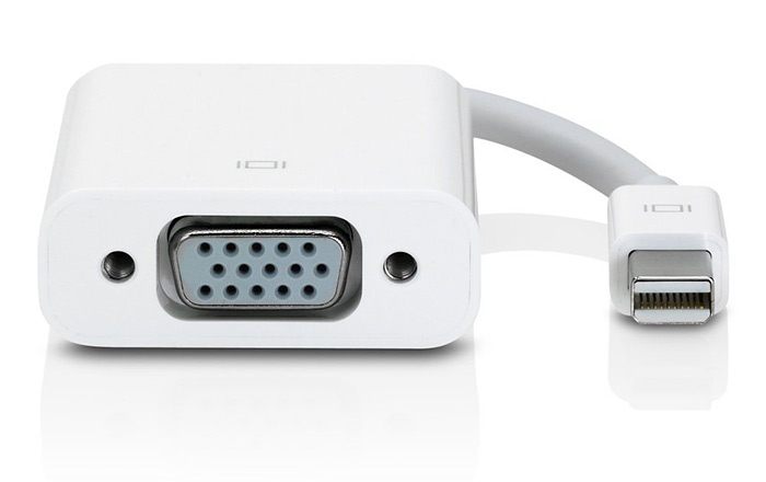 Mini DisplayPort to VGA adapter