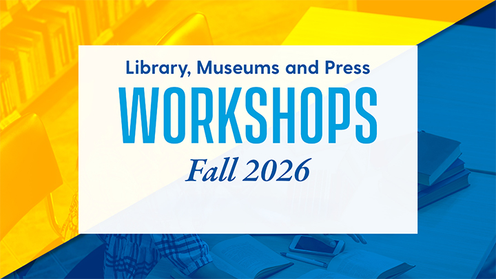 Fall 2026 Workshops